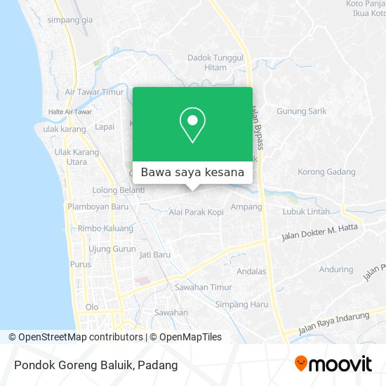 Peta Pondok Goreng Baluik