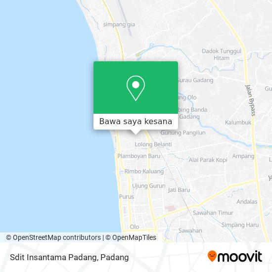 Peta Sdit Insantama Padang