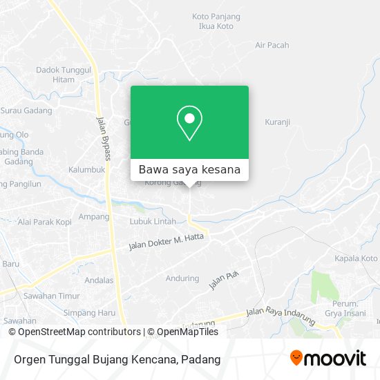 Peta Orgen Tunggal Bujang Kencana
