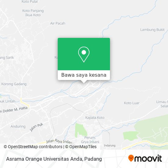 Peta Asrama Orange Universitas Anda