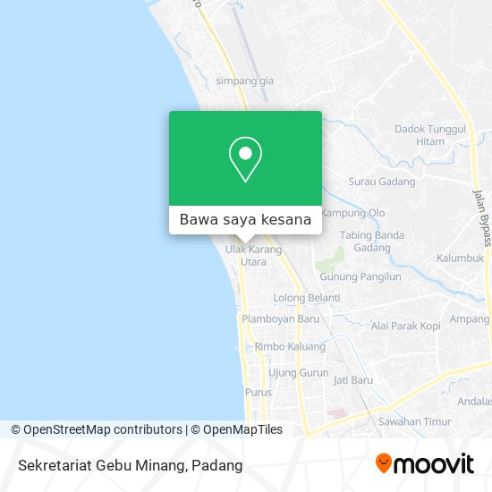 Peta Sekretariat Gebu Minang