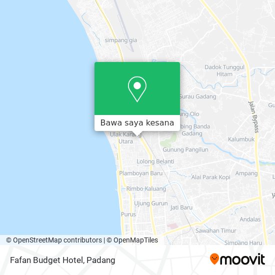 Peta Fafan Budget Hotel