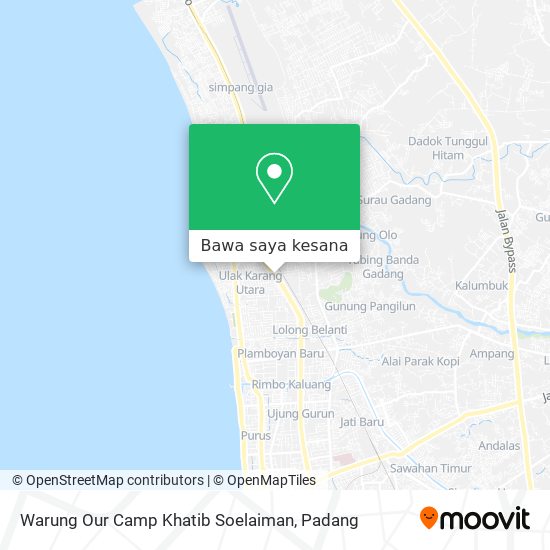 Peta Warung Our Camp Khatib Soelaiman