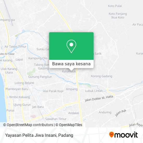 Peta Yayasan Pelita Jiwa Insani