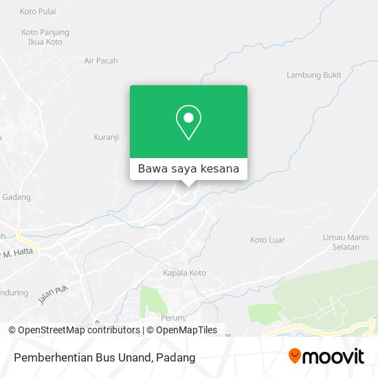 Peta Pemberhentian Bus Unand