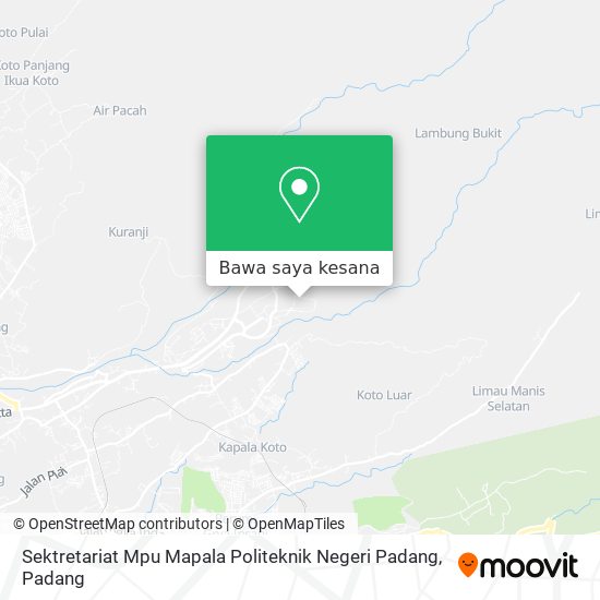 Peta Sektretariat Mpu Mapala Politeknik Negeri Padang