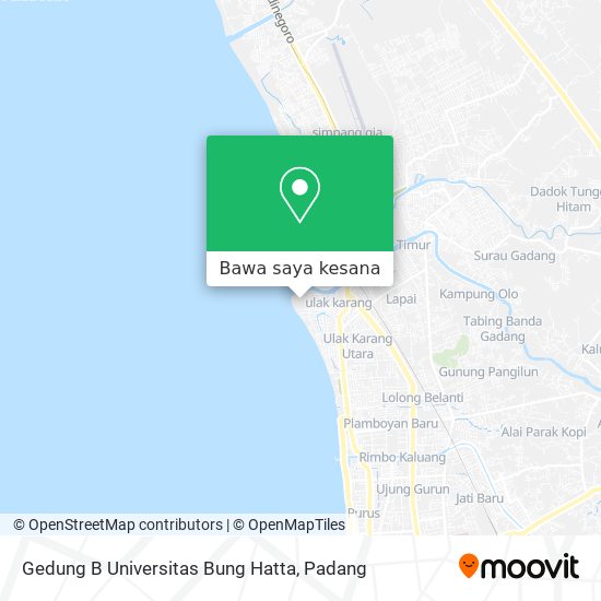 Peta Gedung B Universitas Bung Hatta