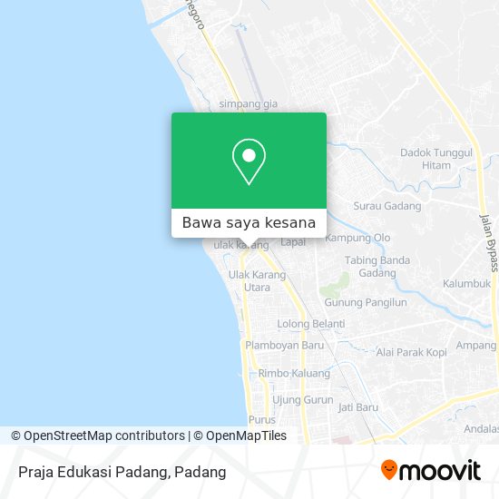 Peta Praja Edukasi Padang
