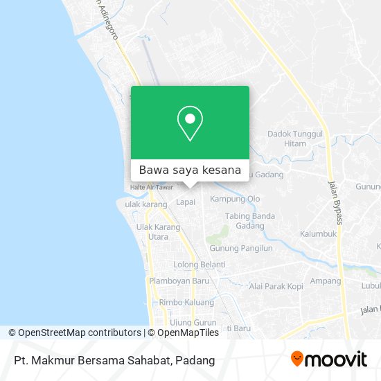 Peta Pt. Makmur Bersama Sahabat