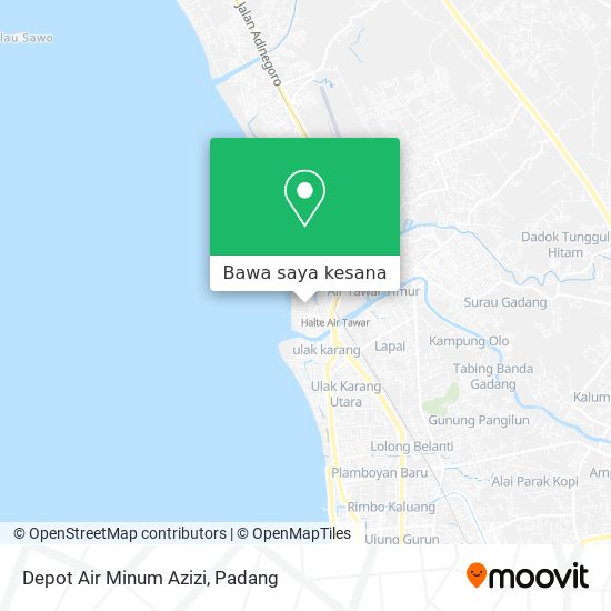 Peta Depot Air Minum Azizi