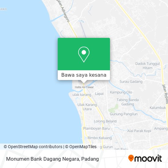 Peta Monumen Bank Dagang Negara