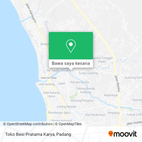 Peta Toko Besi Pratama Karya