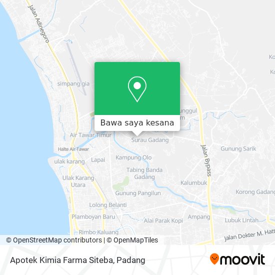 Peta Apotek Kimia Farma Siteba