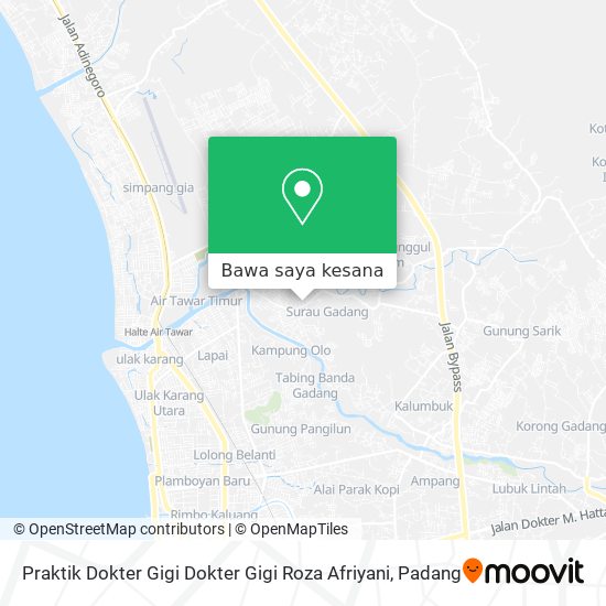Peta Praktik Dokter Gigi Dokter Gigi Roza Afriyani