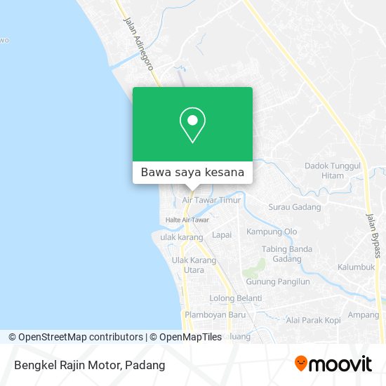 Peta Bengkel Rajin Motor