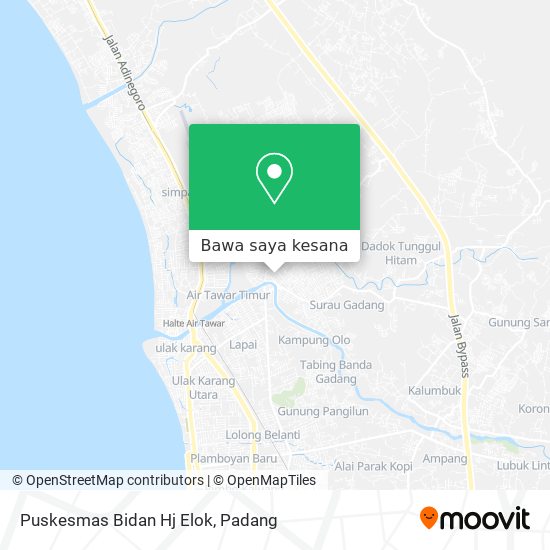 Peta Puskesmas Bidan Hj Elok