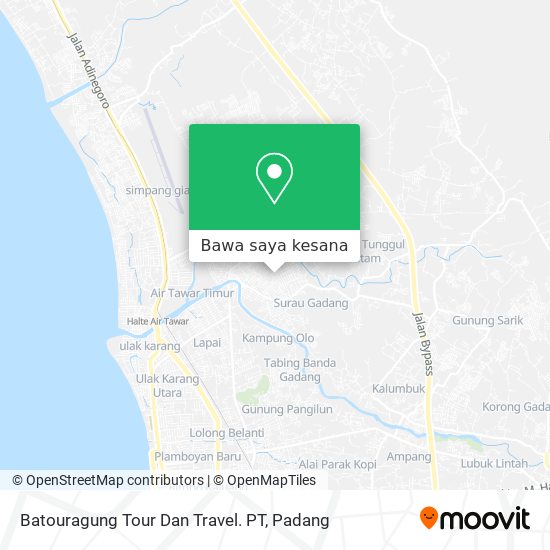 Peta Batouragung Tour Dan Travel. PT