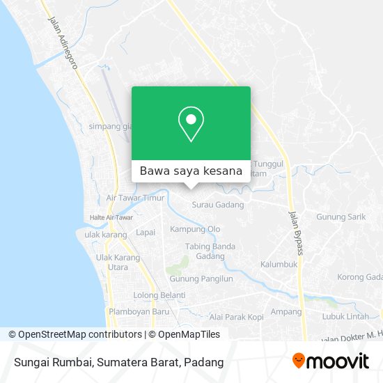 Peta Sungai Rumbai, Sumatera Barat