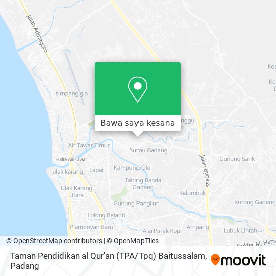 Peta Taman Pendidikan al Qur'an (TPA / Tpq) Baitussalam