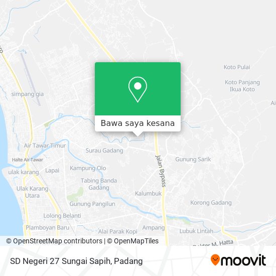 Peta SD Negeri 27 Sungai Sapih
