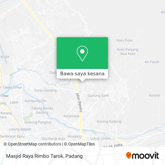Peta Masjid Raya Rimbo Tarok