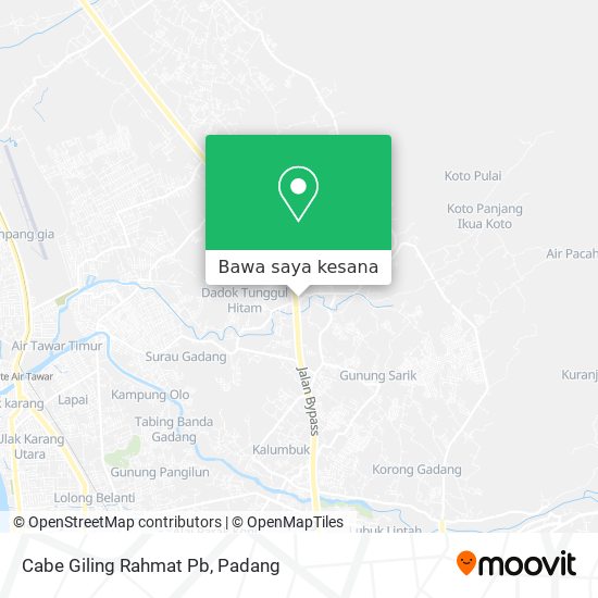 Peta Cabe Giling Rahmat Pb