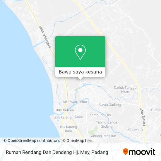 Peta Rumah Rendang Dan Dendeng Hj. Mey