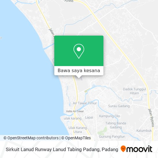 Peta Sirkuit Lanud Runway Lanud Tabing Padang