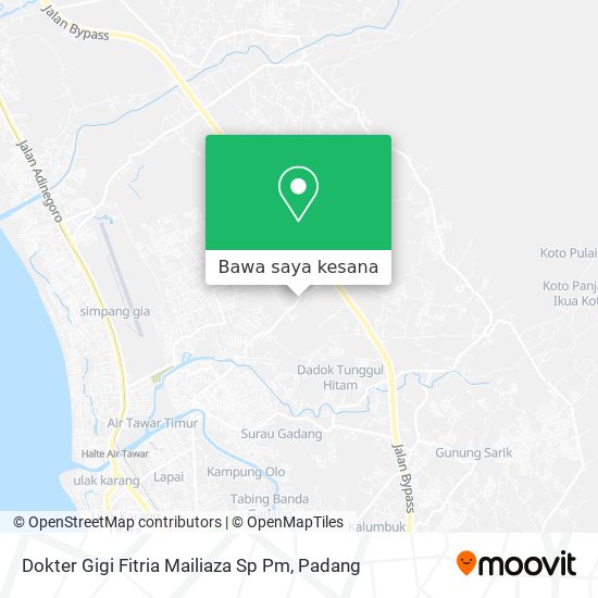 Peta Dokter Gigi Fitria Mailiaza Sp Pm