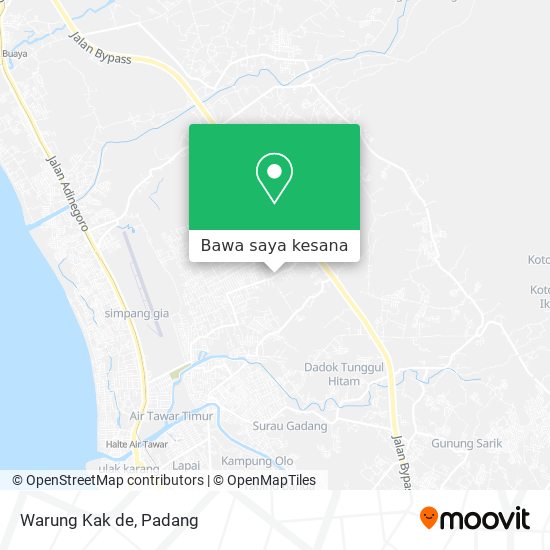 Peta Warung Kak de