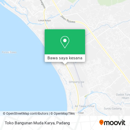 Peta Toko Bangunan Muda Karya