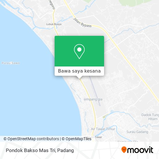 Peta Pondok Bakso Mas Tri