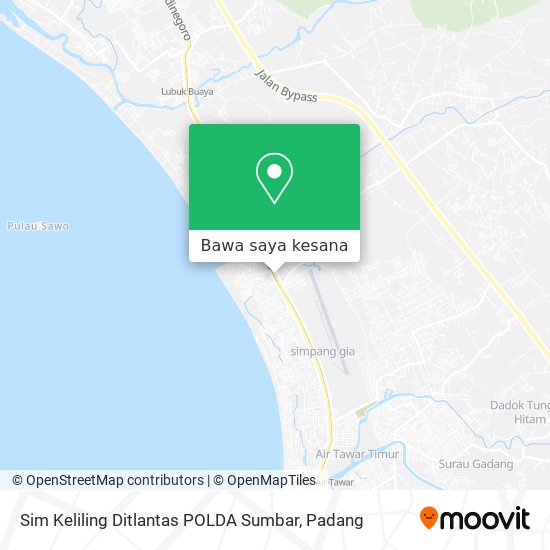 Peta Sim Keliling Ditlantas POLDA Sumbar