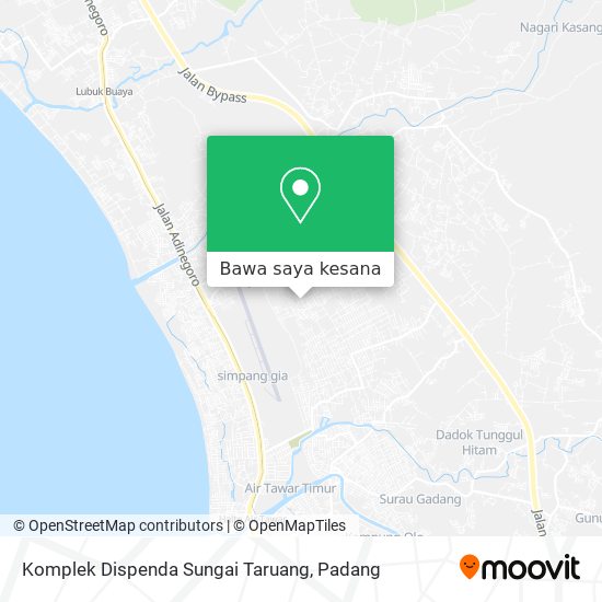Peta Komplek Dispenda Sungai Taruang