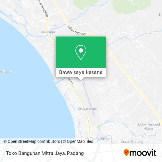 Peta Toko Bangunan Mitra Jaya