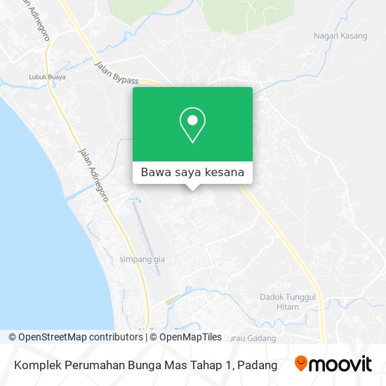 Peta Komplek Perumahan Bunga Mas Tahap 1