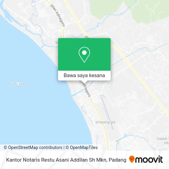 Peta Kantor Notaris Restu Asani Addilan Sh Mkn