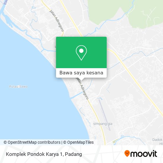 Peta Komplek Pondok Karya 1