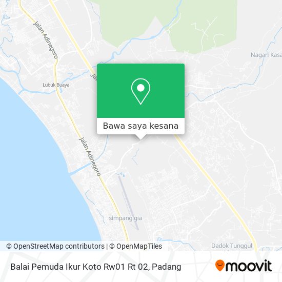 Peta Balai Pemuda Ikur Koto Rw01 Rt 02