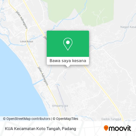 Peta KUA Kecamatan Koto Tangah