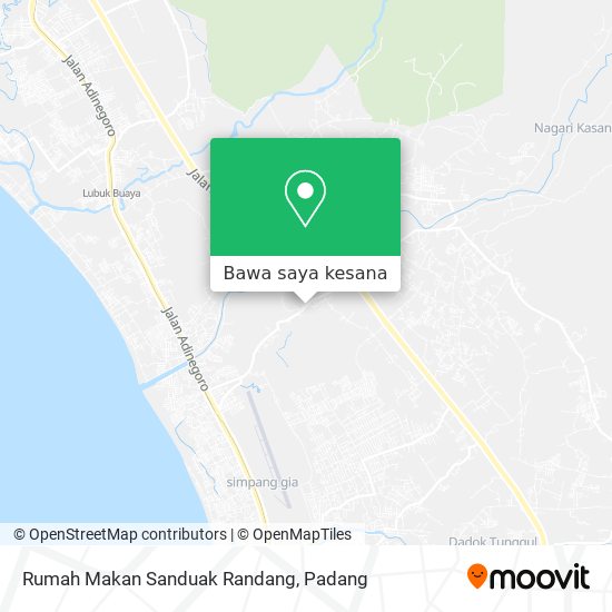 Peta Rumah Makan Sanduak Randang