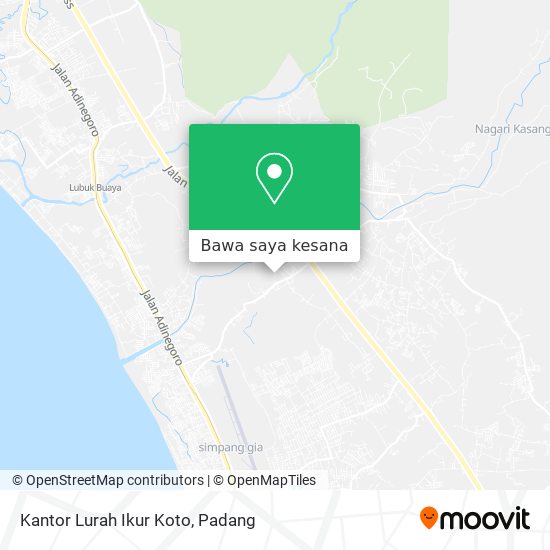 Peta Kantor Lurah Ikur Koto