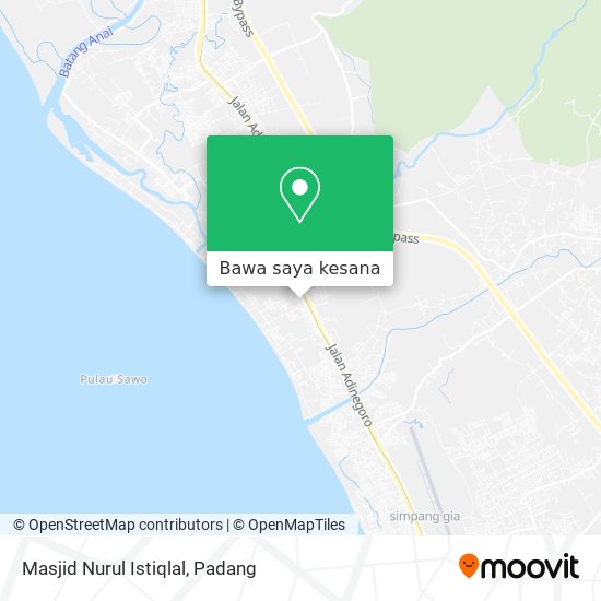 Peta Masjid Nurul Istiqlal