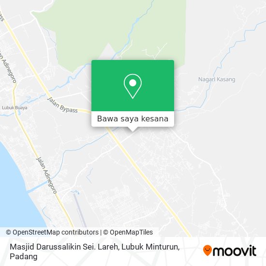Peta Masjid Darussalikin Sei. Lareh, Lubuk Minturun