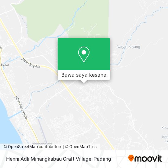 Peta Henni Adli Minangkabau Craft Village