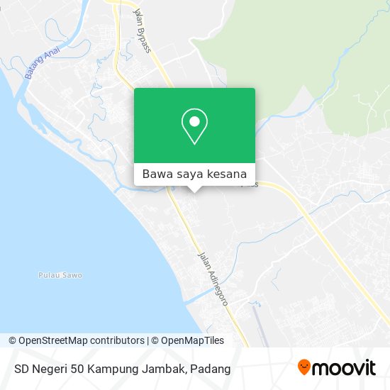 Peta SD Negeri 50 Kampung Jambak