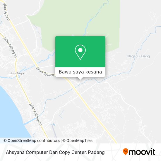 Peta Ahsyana Computer Dan Copy Center