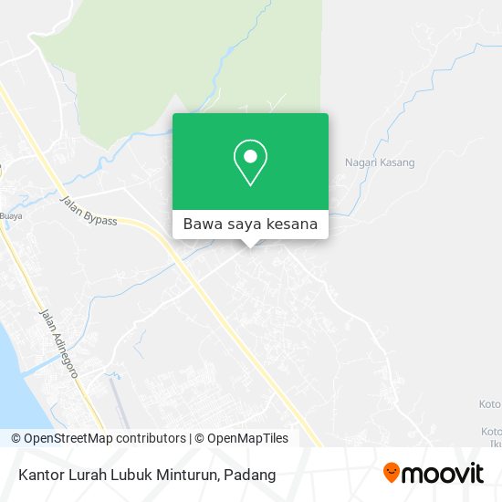 Peta Kantor Lurah Lubuk Minturun