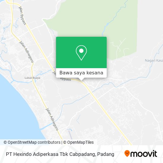 Peta PT Hexindo Adiperkasa Tbk Cabpadang