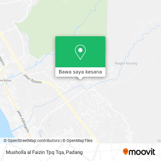 Peta Musholla al Faizin Tpq Tqa